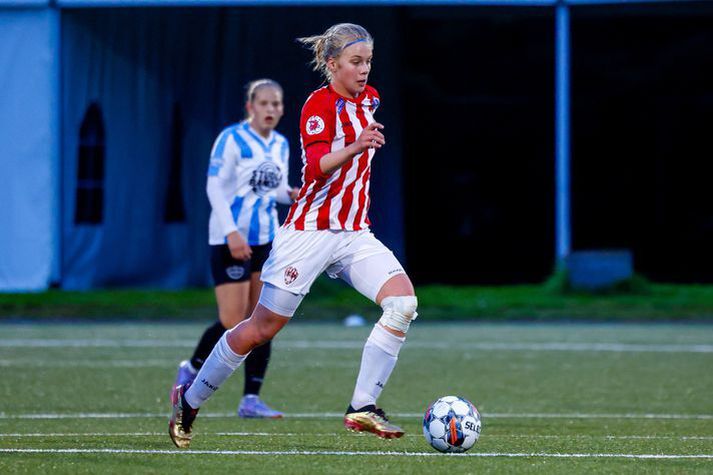 Katla Tryggvadóttir kom til Kristianstad frá Þrótti fyrir síðasta tímabil.