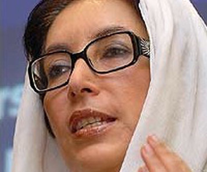Benazir Bhutto.