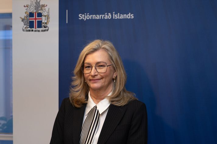 Alma Möller heilbrigðisráðherra.