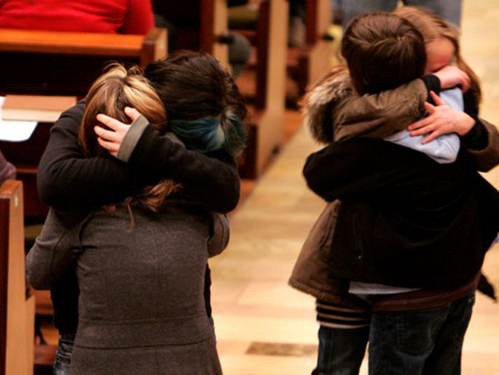 Þjóðarsorg er í Þýskalandi eftir fjöldamorðin í morgun.