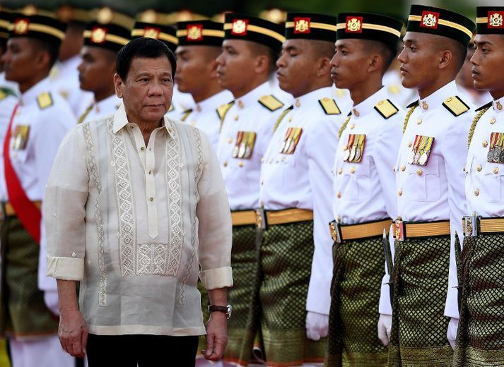 Rodrigo Duterte, forseti Filippseyja, hefur verið gagnrýndur fyrir stefnu sína í fíkniefnamálum.