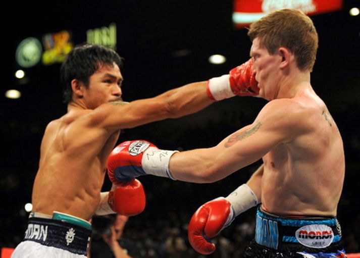 Manny Pacquiao og Ricky Hatton.