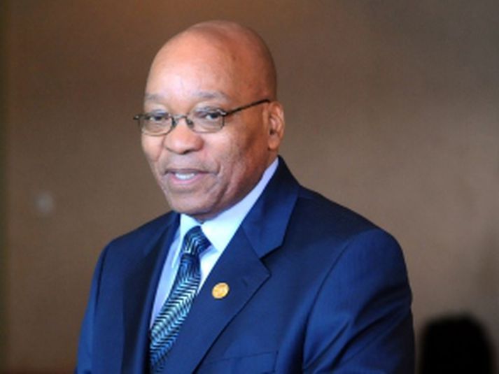 Jacob Zuma forseti Suður Afríku. Mynd/ AFP.