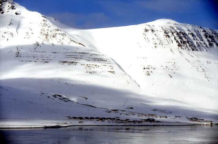 Súðavík að vetri til.