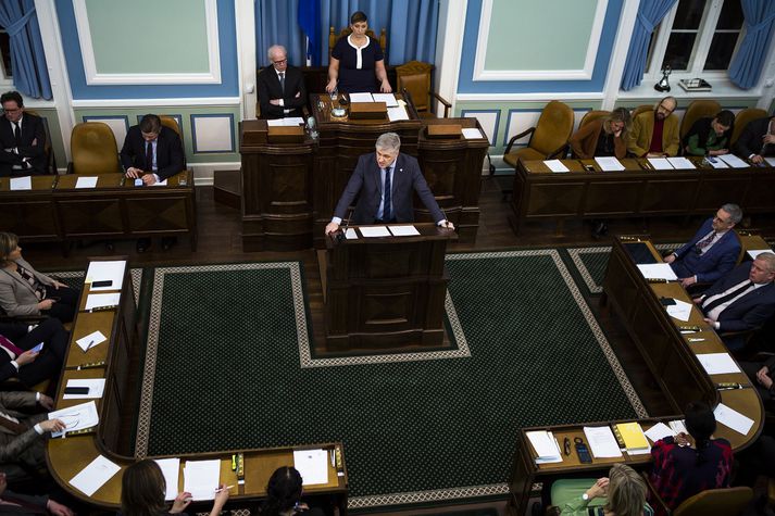 Benedikt Jóhannesson, fjármála- og efnahagsráðherra kynnti frumvarpið á þriðjudag.