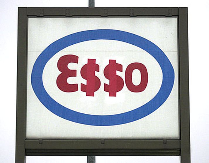Esso's logo can be easily modified for some cheap laughs.