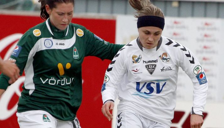 Vesna Smiljkovic í leik með ÍBV.