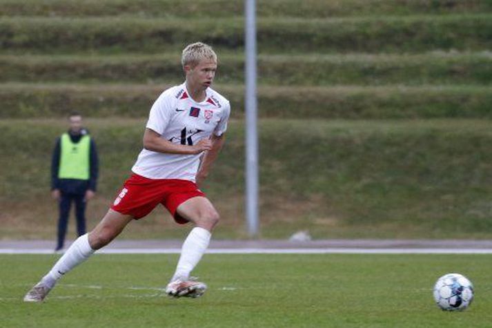 Bjarni Guðjón Brynjólfsson skoraði glæsimark.