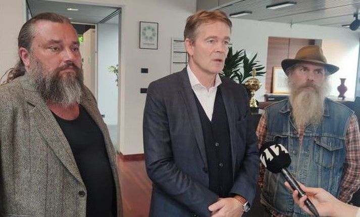 Frá vinstri: Fjölnir Geir Bragason, Árni H. Kristjánsson og Tómas V. Albertsson.