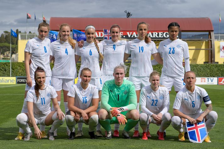 Byrjunarlið Íslands í 1-1 jafnteflinu gegn Ítalíu á dögunum.