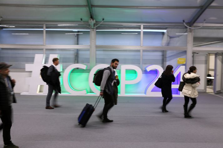 Frá COP24-loftslagsráðstefnunni í Katowice í Póllandi.