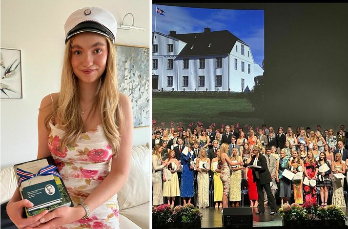 Álfrún Lind er dúx MR árið 2024.