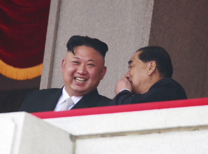 Kim Jong un, einræðisherra í Norður-Kóreu.