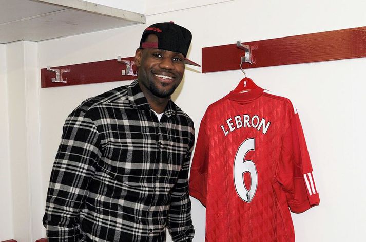 LeBron James hefur verið hluthafahópi Liverpool frá árinu 2011.