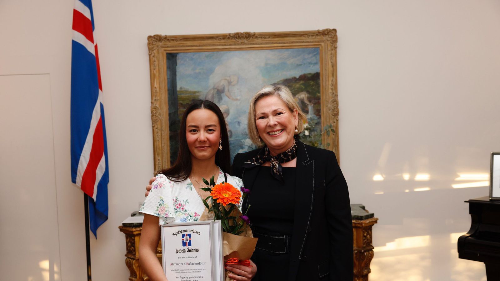 Nemi í jarð­fræði hlaut Ný­sköpunar­verð­launin