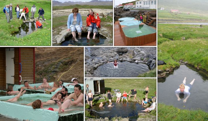 Jón G. Snæland á meðfylgjandi myndir. Hann hefur farið um land allt og skoðað heitar laugar.