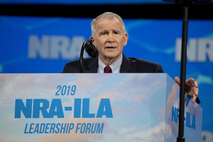 Oliver North er í miklum metum hjá íhaldsmönnum í Bandaríkjunum.