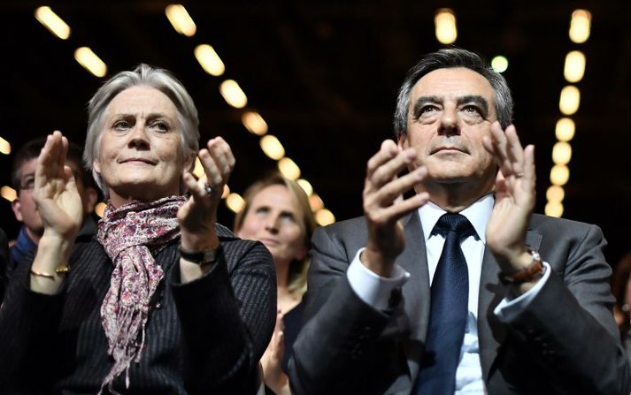 Penelope og Francois Fillon.