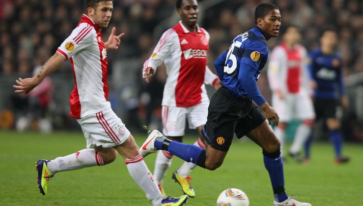Antonio Valencia í leiknum í kvöld.