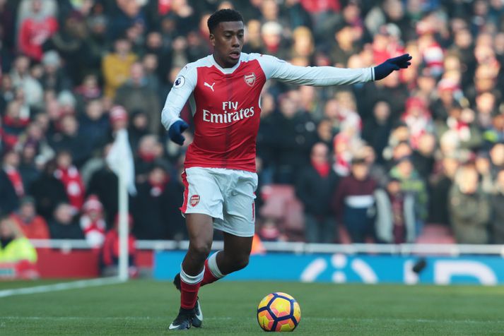 Alex Iwobi í leik með Arsenal