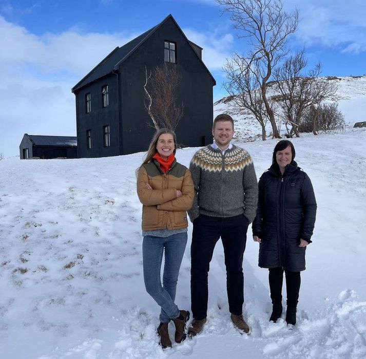 Fríða Jónsdóttir, Hilmar Þór Bergmann og Gróa Jónsdóttir.