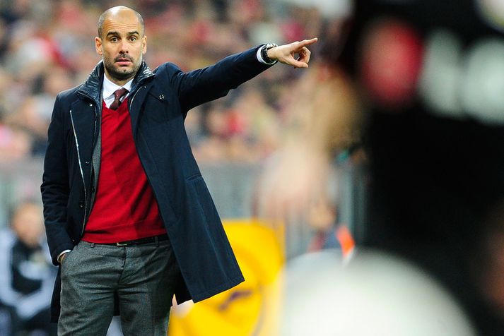 Pep Guardiola þjálfar nú Bayern München.