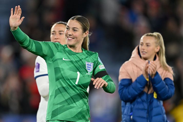 Mary Earps átti frábært ár með enska landsliðinu og liði Manchester United.