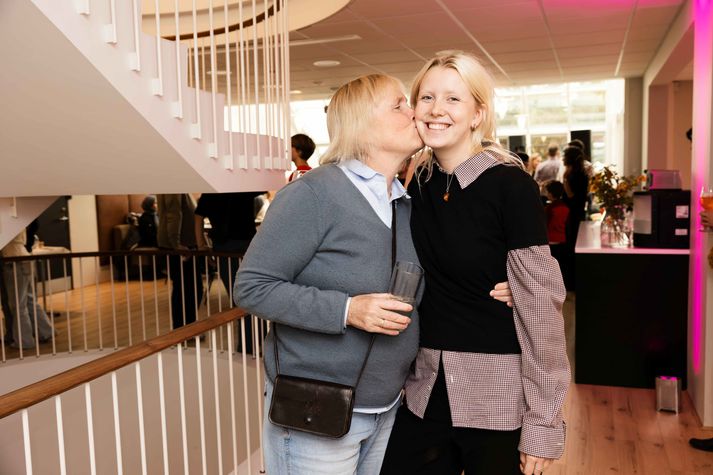 Vanda Sigurgeirsdóttir mætti ásamt dóttur sinni, Dísu Jakobsdóttur, á FO viðburð UN Women.