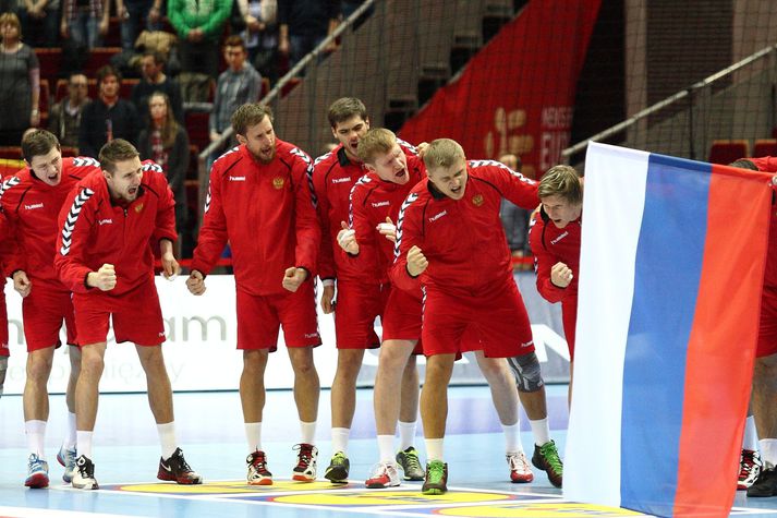 Rússneska handboltalandsliðið má aftur spila á HM í handbolta.