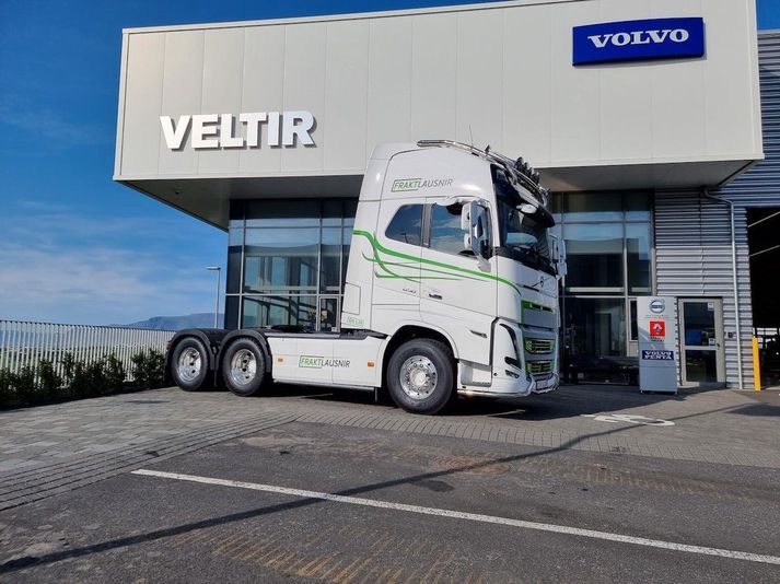 Volvo vörubifreið.