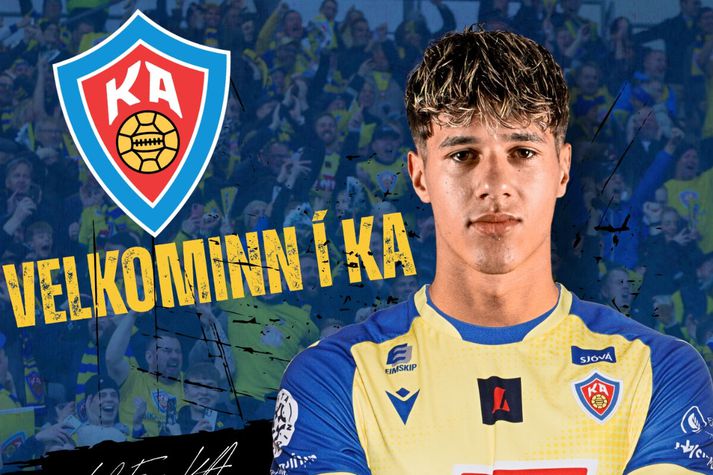 Danijel Dejan Djuric skoraði eitt marka KA í dag