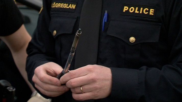 Málmhluturinn sem stúlkan stakk í spennustöðina.
