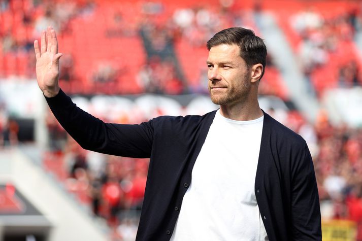 Xabi Alonso þykir hafa unnið gott starf hjá Bayer Leverkusen.