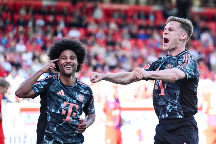 Joshua Kimmich skoraði fjórða mark Bayern í dag.