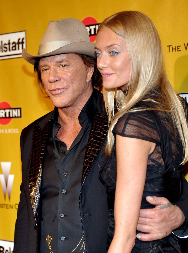 Mickey Rourke og Anastassija Makarenko.