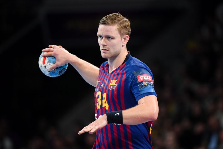 Aron skoraði þrjú mörk fyrir Barcelona gegn Pick Szeged.