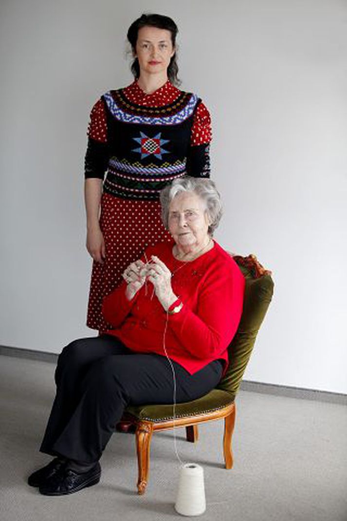 Hélène og Aðalbjörg.