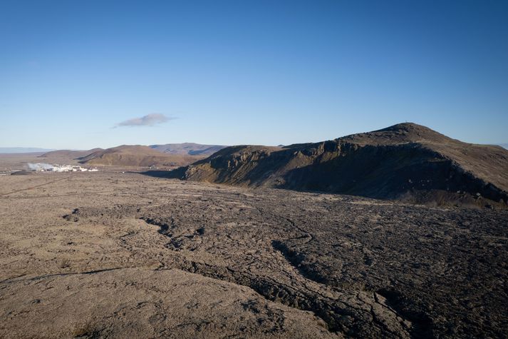 Land hefur risið mikið við Þorbjörn undanfarið.