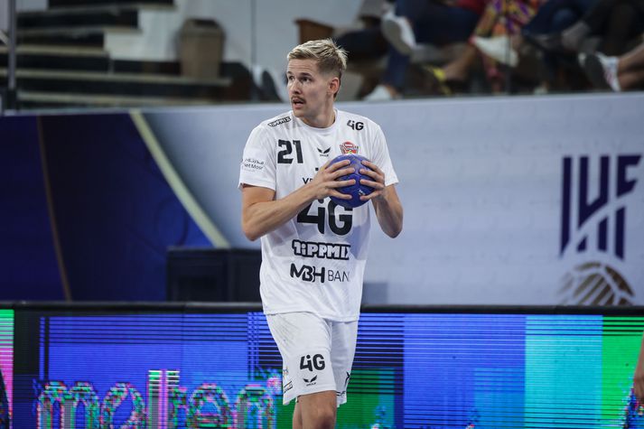 Það fékk Bjarka Má ekkert stöðvað í Meistaradeildinni í kvöld.