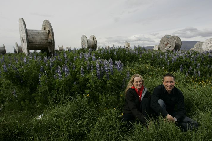 Eigendur Skemmtigarðsins í Grafarvogi, Eyþór Guðjónsson og Ingibjörg Guðmundsdóttir.