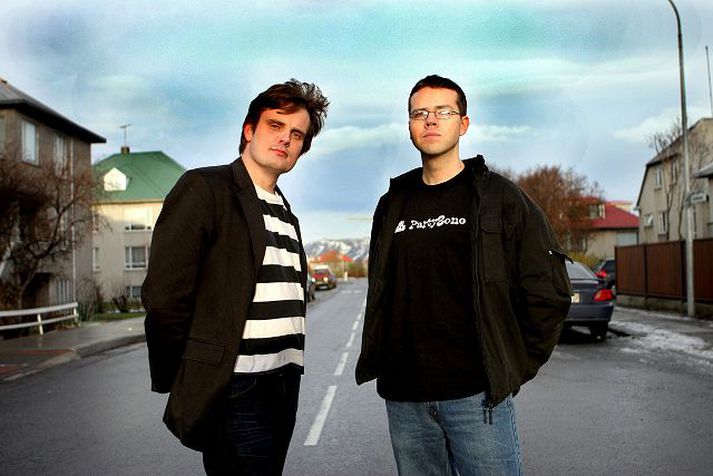 Party Zone. Þeir félagar Helgi Már (til vinstri) og Kristján Helgi hafa verið stjórnendur Party Zone í fimmtán ár.