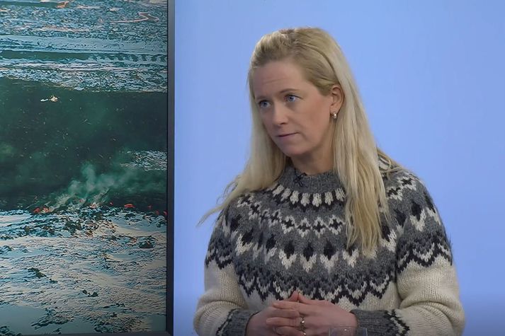 Halla Hrund Logadóttir orkumálastjóri ræddi nýbyggðan vinnuveg og byggingu heitavatnslagnanna á Suðurnesjum í Kvöldfréttum. 