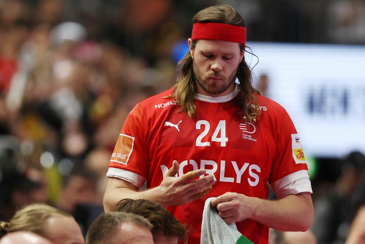 Mikkel Hansen skoraði fjögur mörk í leiknum í gær.