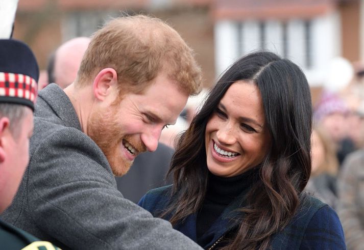 Harry Bretaprins og Meghan Markle.