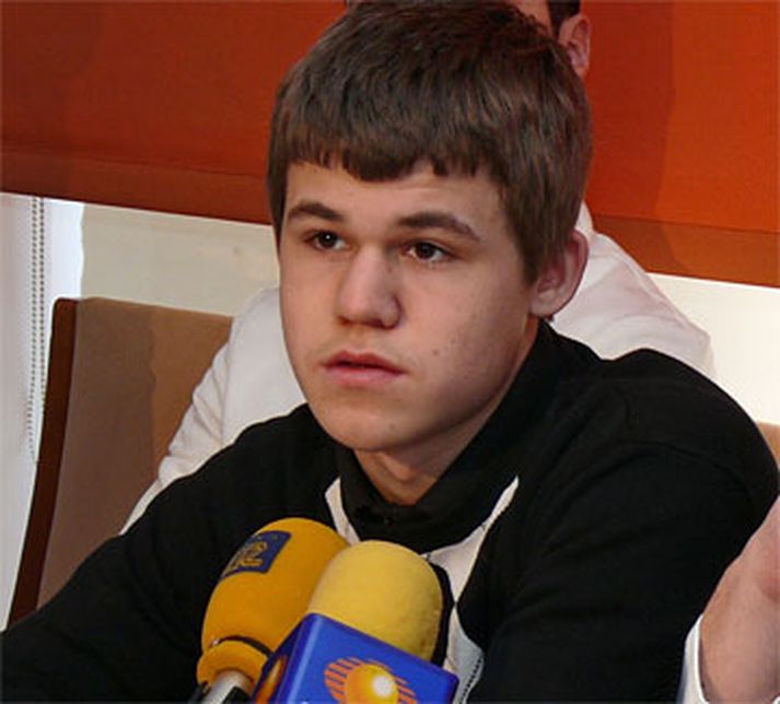 Magnus Carlsen. Hefur náð ótrúlegum árangri aðeins 17 ára gamall.