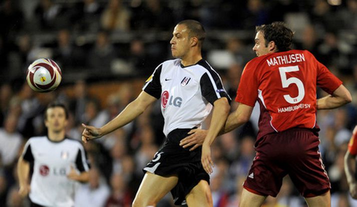 Bobby Zamora í leiknum í gær.