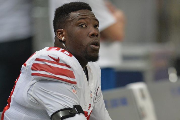 Jason Pierre-Paul í leik með Giants.