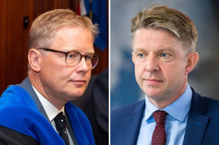 Sigurður Kári Kristjánsson og Bogi Nils Bogason eru eins og svo margir Íslendingar með lið í Fantasy-deild enska boltans.