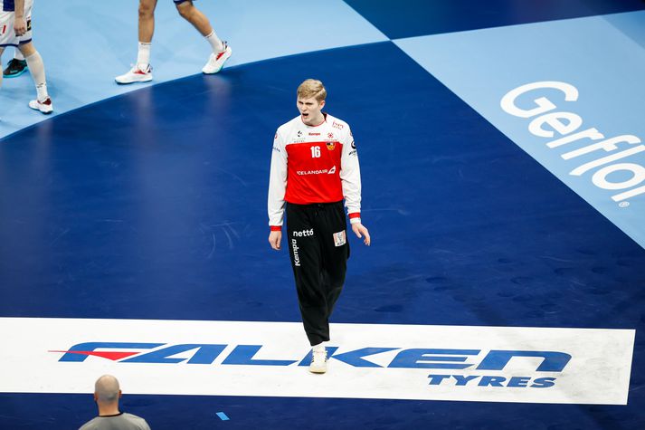 Viktor Gísli Hallgrímsson og félagar hans í GOG fögnuðu danska meistaratitlinum í handbolta í dag.