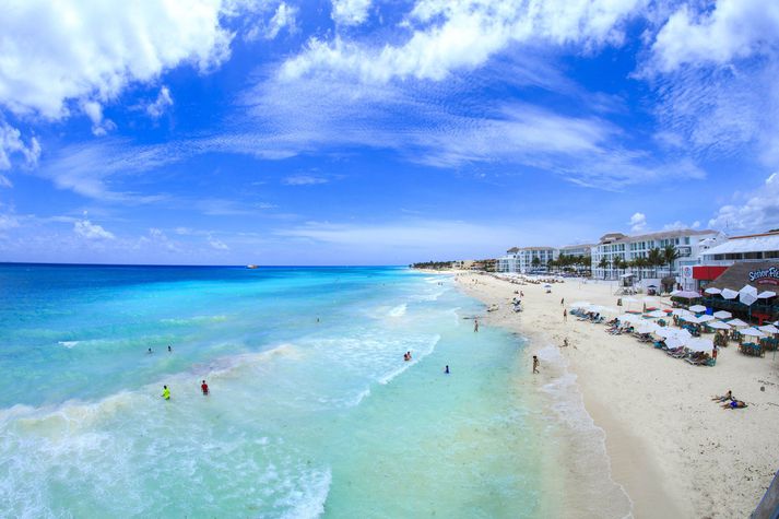 Playa Del Carmen verður Íslenska ströndin næstu vikurnar.